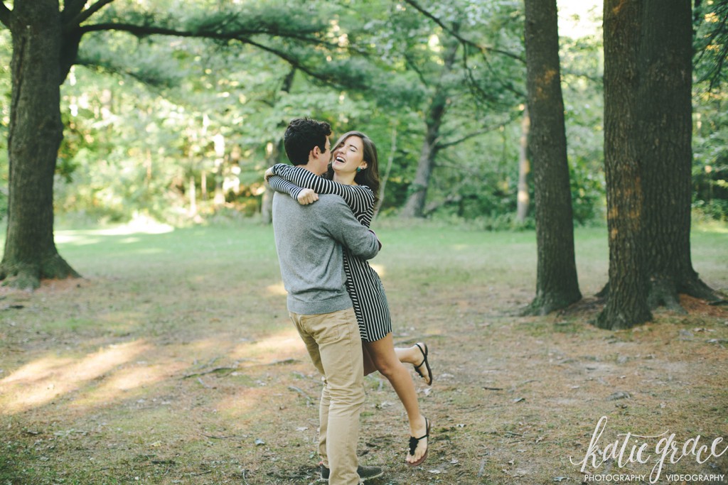 katie grace photography, grand rapids michigan wedding photography, woodsey engagement session