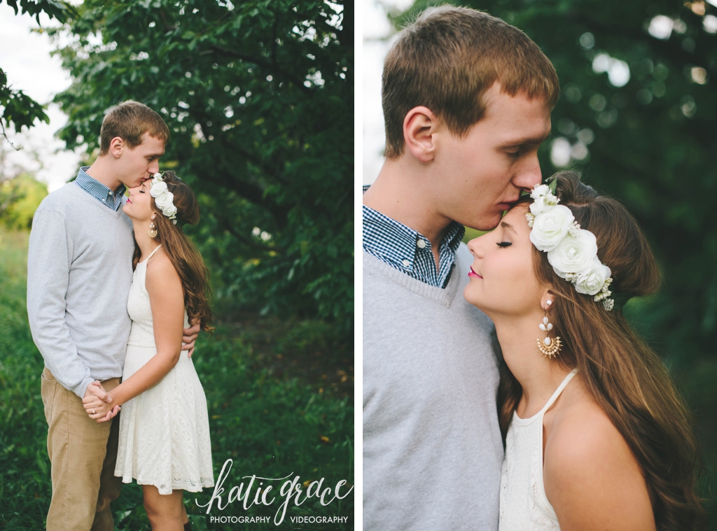 Katie Grace Photography, Grand Rapids Michigan wedding photography, river side engagement, orchard engagement
