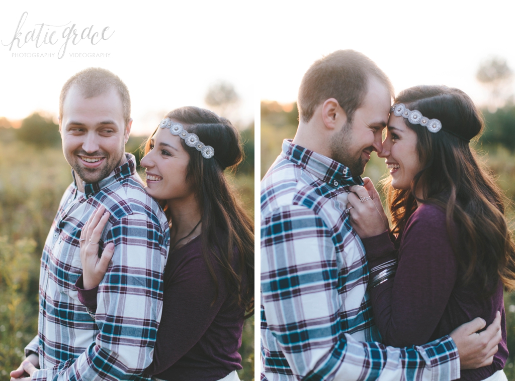 Katie Grace Photography, Grand Rapids Michigan Wedding Photography, Field Engagement