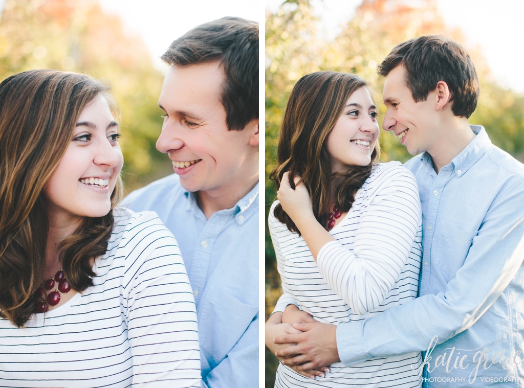 Katie Grace Photography, Grand Rapids Michigan wedding photography, apple orchard engagement shoot