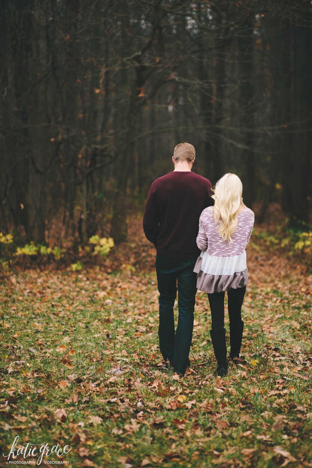 Katie Grace Photography, Grand Rapids Wedding Photography, Fall Engagement Session