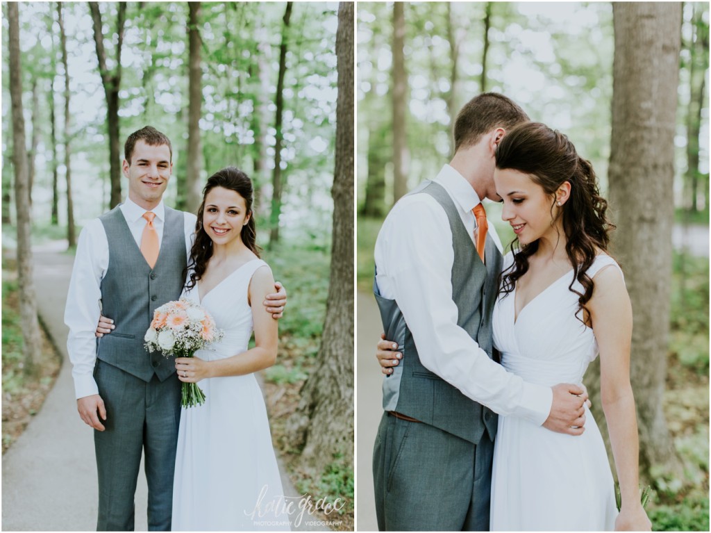 Grand Rapids Wedding Photography, Michigan Wedding Photography, Mint and Orange Wedding,